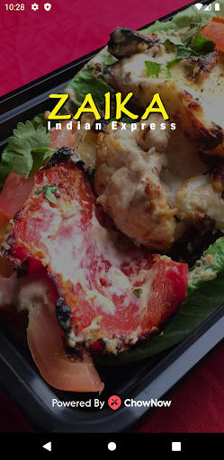 Android application Zaika Indian Express screenshort