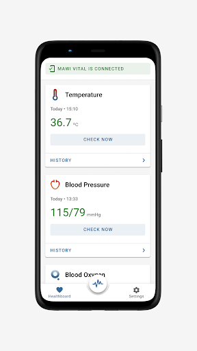 Android application Mawi Vital screenshort
