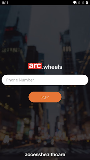 Android application arc.wheels screenshort