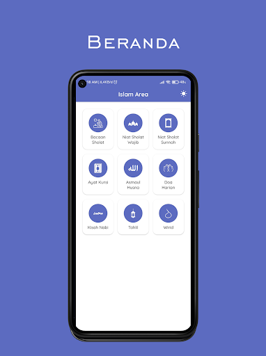 Android application Islam Area Bacaan Doa & Sholat screenshort