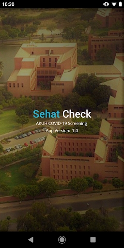 Android application AKUH Sehat Check screenshort