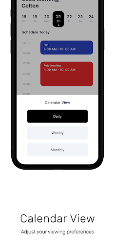 Ease Planner Screen 3