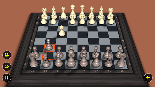 3D Chess Game - Board Plaid