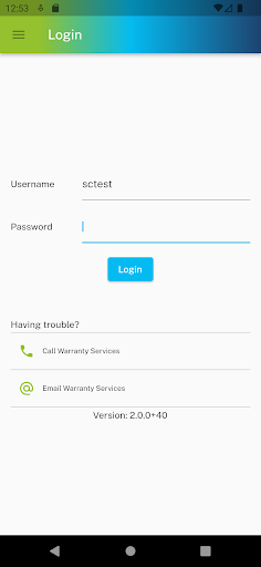 Android application Holcim Service screenshort