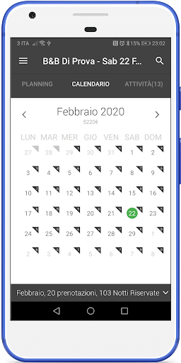 Gestione prenotazioni per B&B Screen 2