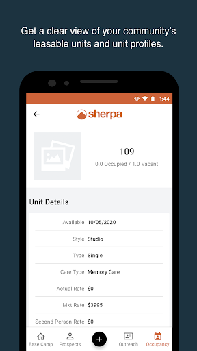 Sherpa CRM Screen 3