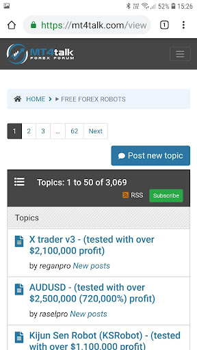 Forex Robots, Forex Signals, F Screen 3