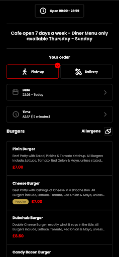 Goodfellas Eating House- Ongar Screen 2