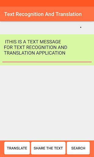 Text Search and Translation Screen 3