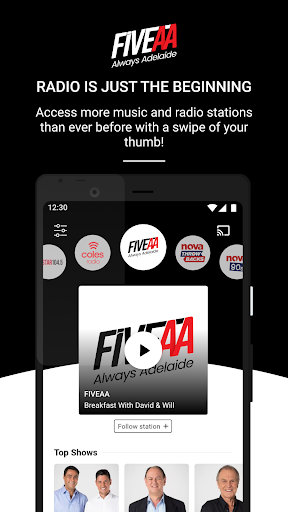 Android application FIVEAA Player screenshort