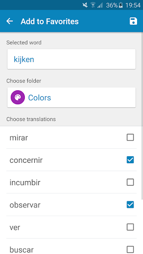 Dutch-Spanish Dictionary screenshot 8