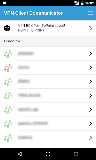 Android application VPN Client Communicator screenshort
