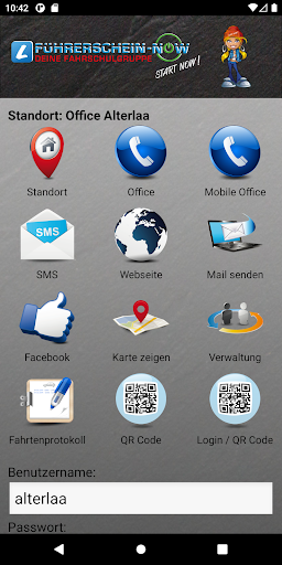 Android application Führerschein Now screenshort