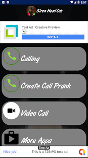 Siren Head Video Call  - Scary Horror Ghost Prank 3.0 APK screenshots 1