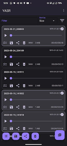 YASR Screen 2