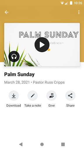 Acacia Church App Screen 3