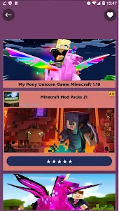 Pony Unicorn Mod For MCPE