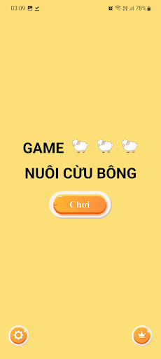 Android application Game Nuôi Cừu Bông screenshort