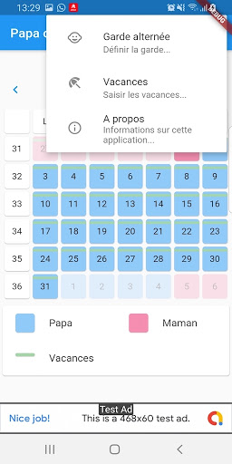PoM, Dad or Mum? diary Screen 3