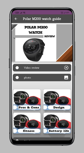 Polar M200 watch guide Screen 3