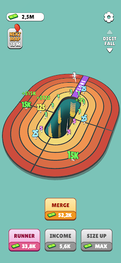 Android application Digit Loop screenshort
