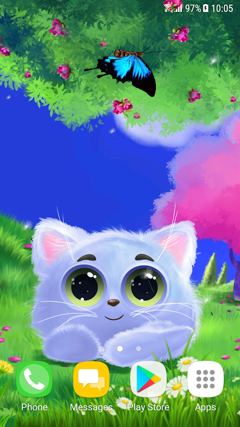 Animated Cat Live Wallpaperのおすすめ画像1