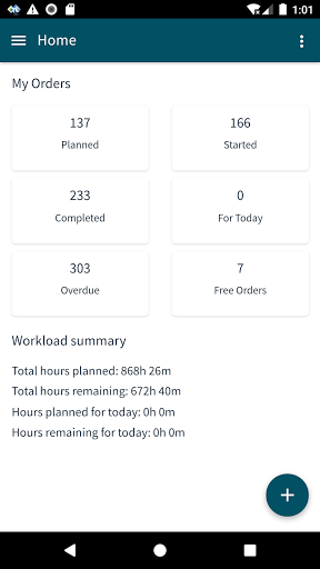 Android application Epicor iScala Service screenshort