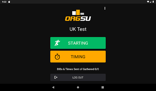 Orgsu Timing Screen 3