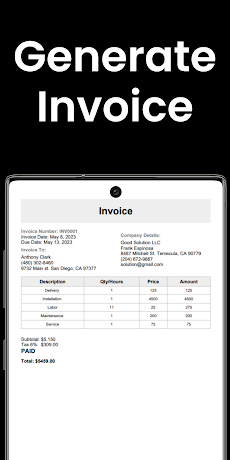 Invoice Maker - Estimate Appのおすすめ画像1