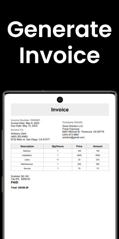 Invoice Maker - Estimate Appのおすすめ画像1