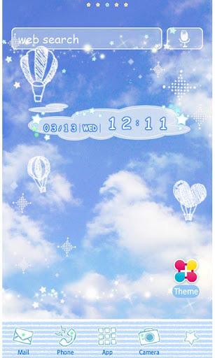 Android application Romantic Balloon Wallpaper screenshort