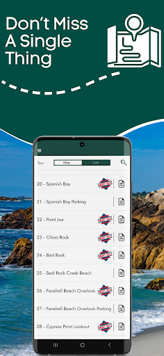 Screenshot of 17 Mile Drive Audio Tour Guide