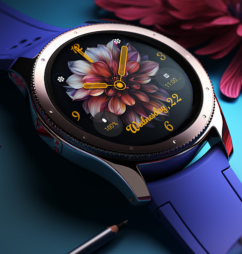 ART035 Flower Watch Face screenshot 16