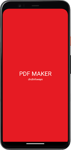 Android application PDF Maker (txt converter) screenshort