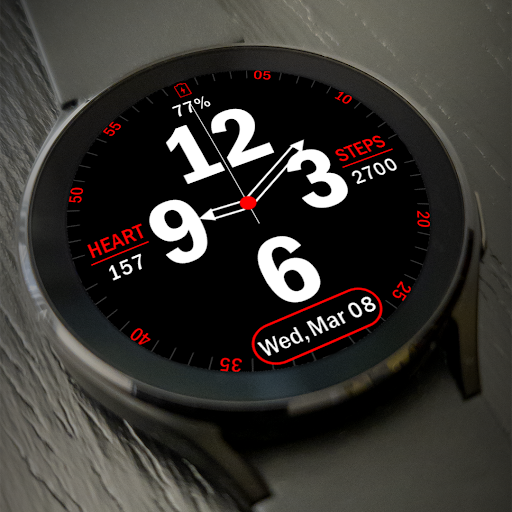 Key032 Analog Watch Face Screen 2