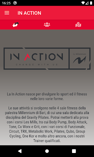 Android application In Action screenshort