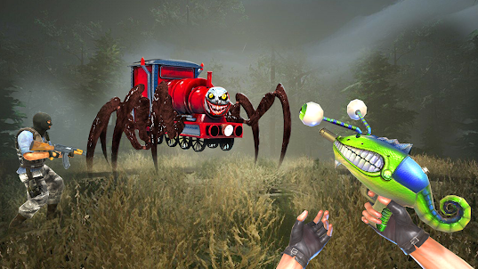 Choo Scary Spider Train Horror