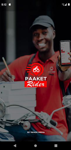 Android application Paaket Rider screenshort