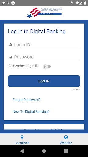 Android application VAPGHEFCU Mobile Banking screenshort
