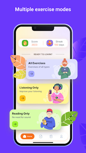 Android application DMLS: Language Learning Drills screenshort