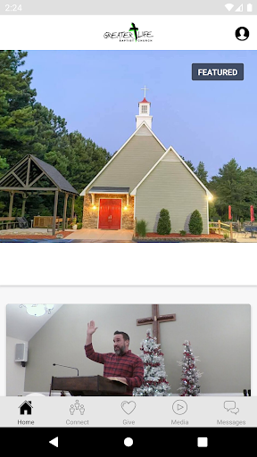 Android application Greater Life Baptist Church screenshort