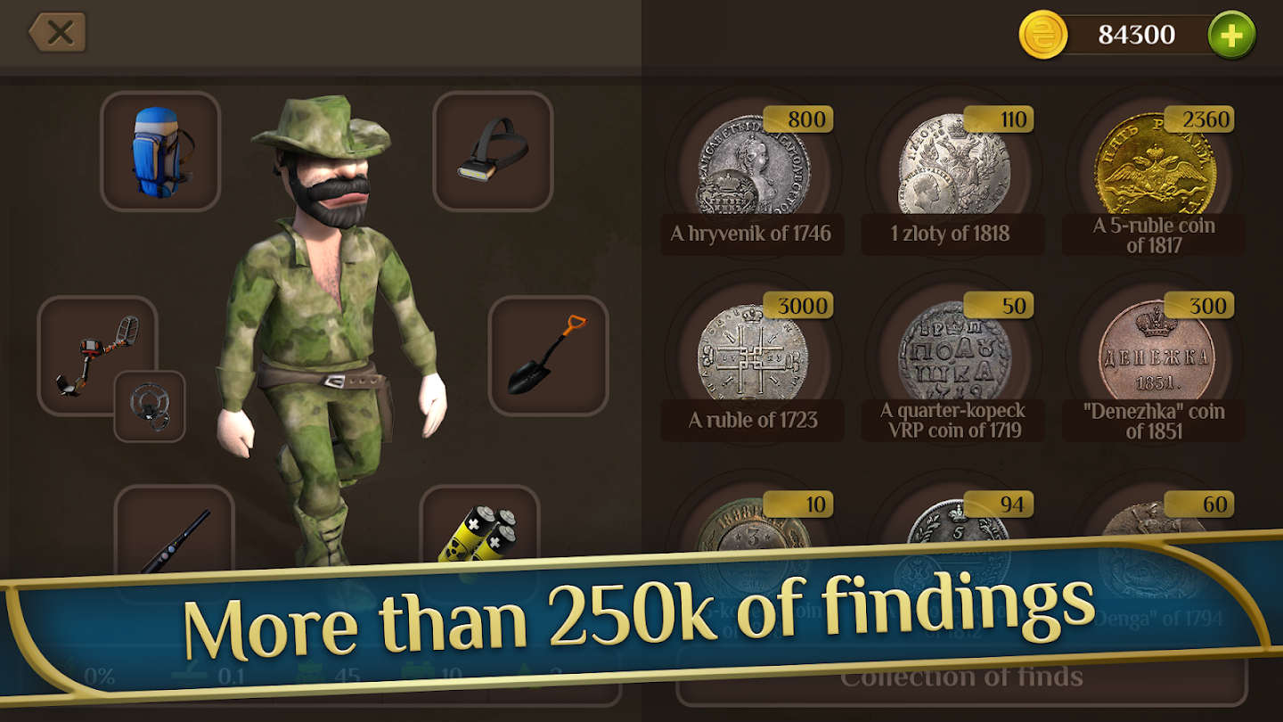 Treasure hunter (Free shopping)