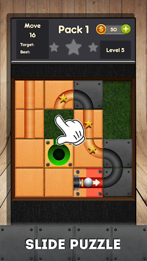 Rolling ball - slide puzzle Screen 2