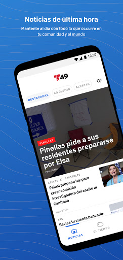 Android application Telemundo 49: Tampa Noticias screenshort