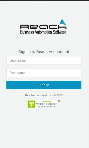 Android application Reach ERP screenshort