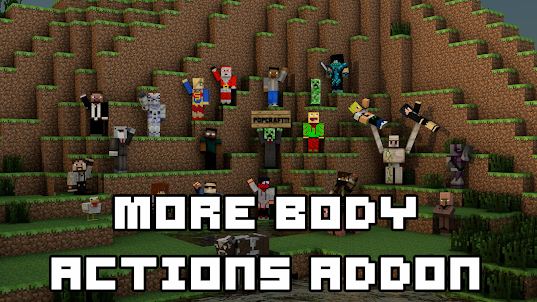 More Body Action Mod Minecraft