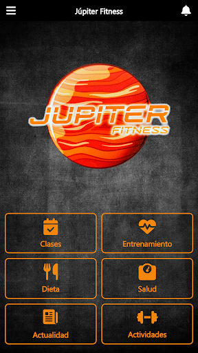 Android application Júpiter Fitness screenshort