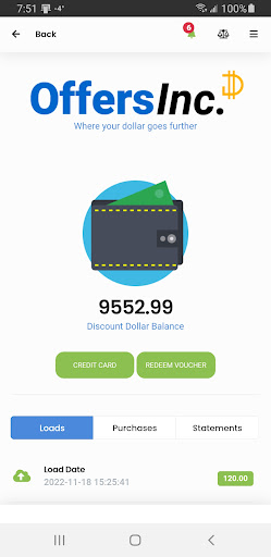 OffersInc Screen 3