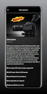 Canon EOS C100 Mark II : GUIDE