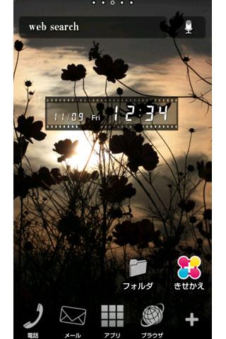 Android application Twilight Time　クールな壁紙きせかえテーマ screenshort